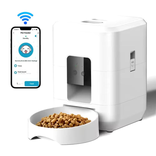 Mangeoire automatique Wi-Fi 2 L — Chat & Chien — Programmation & Contrôle à Distance